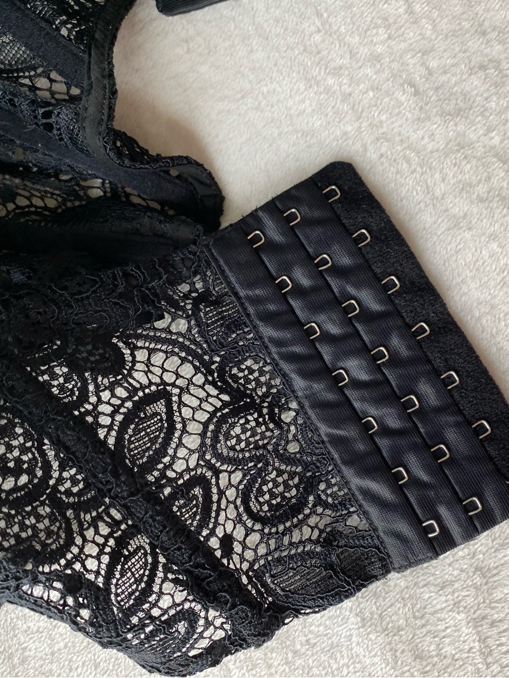 For Love and Lemons Sammie Corset Bustier Top black medium lace - Picture 13 of 16